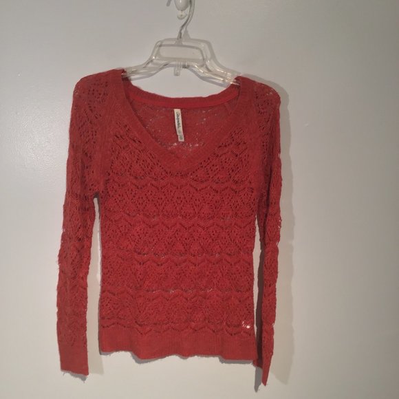 Aeropostale V-Neck Loose Knit Sweater Size S - Picture 7 of 12